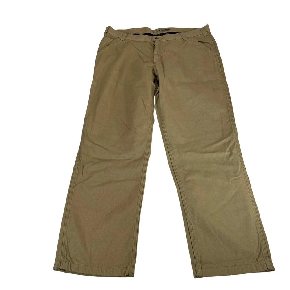 Carhartt Mens Rugged Flex Relaxed Fit Knit Lined Canvas Work Pant 40x32 BN3342-M